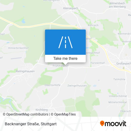 Backnanger Straße map