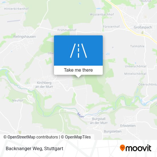 Карта Backnanger Weg