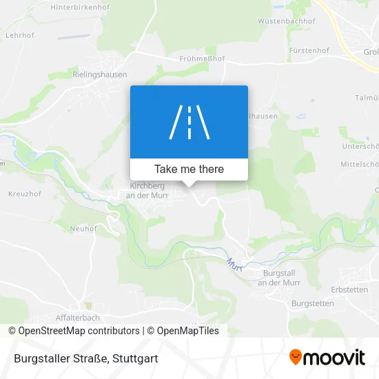 Карта Burgstaller Straße