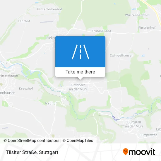Карта Tilsiter Straße