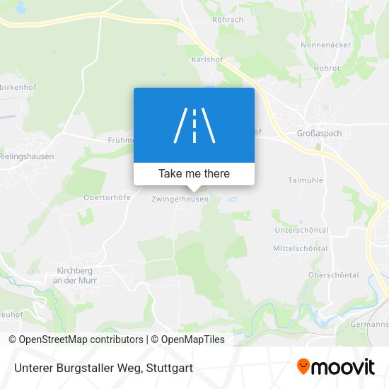Unterer Burgstaller Weg map