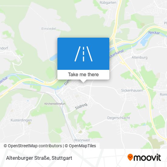 Altenburger Straße map