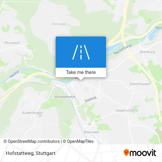 Карта Hofstattweg