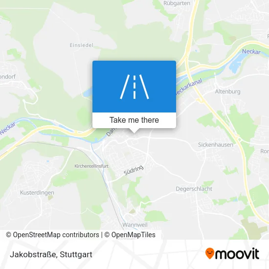 Карта Jakobstraße