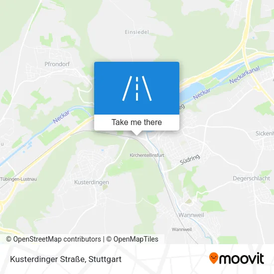 Карта Kusterdinger Straße
