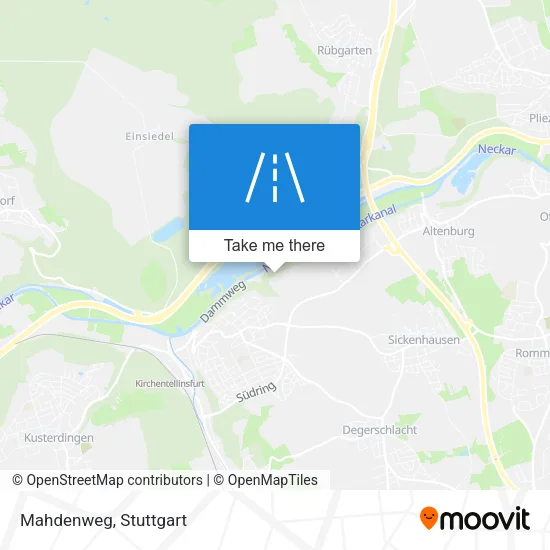 Карта Mahdenweg