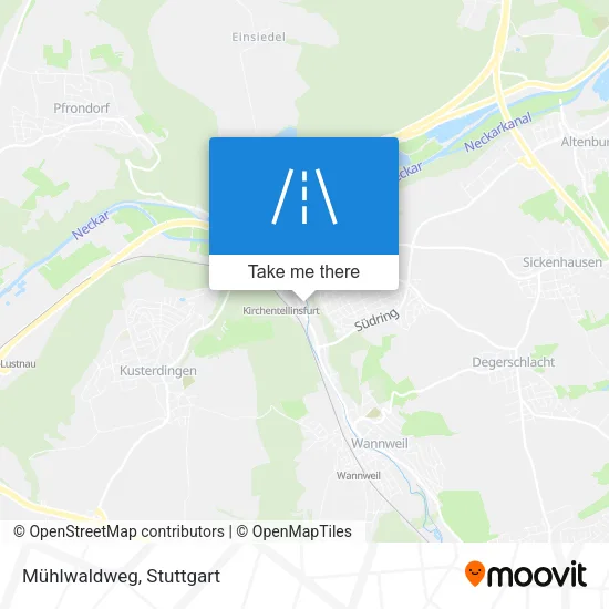 Карта Mühlwaldweg