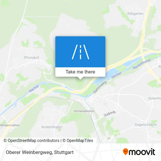 Карта Oberer Weinbergweg