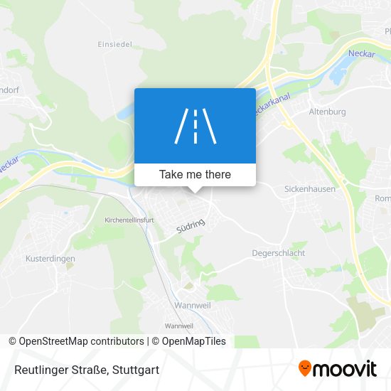 Reutlinger Straße map