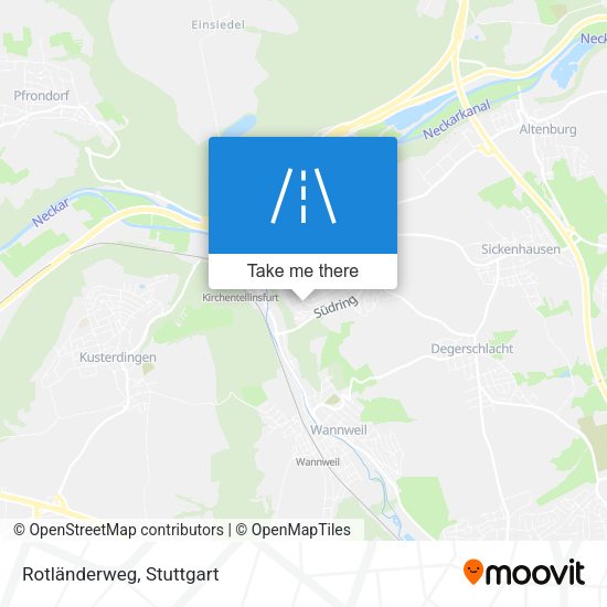 Карта Rotländerweg