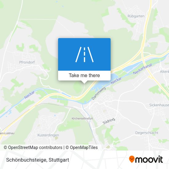 Schönbuchsteige map