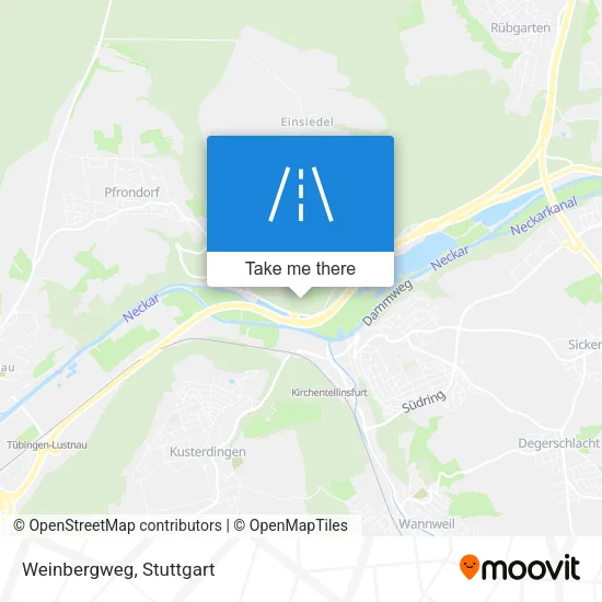 Карта Weinbergweg