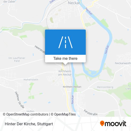 Карта Hinter Der Kirche