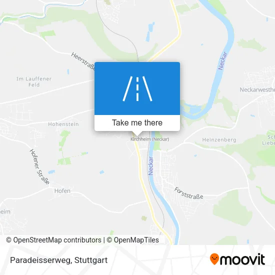 Карта Paradeisserweg