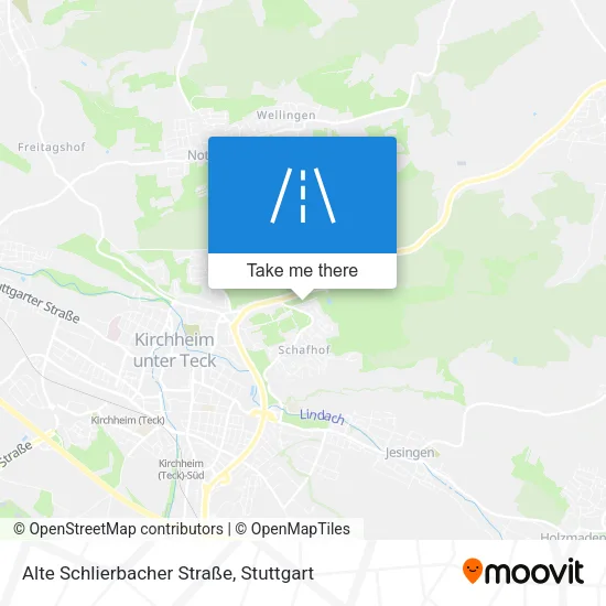 Карта Alte Schlierbacher Straße
