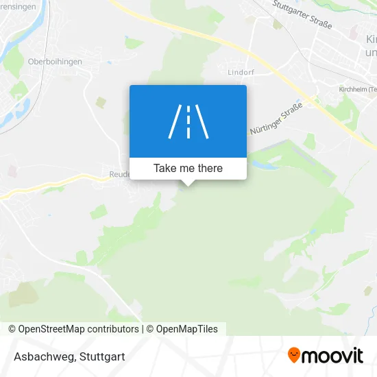 Карта Asbachweg