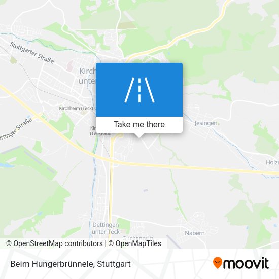 Beim Hungerbrünnele map