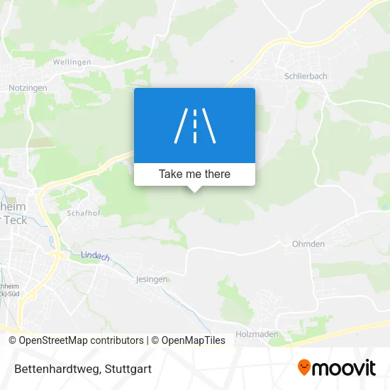 Карта Bettenhardtweg