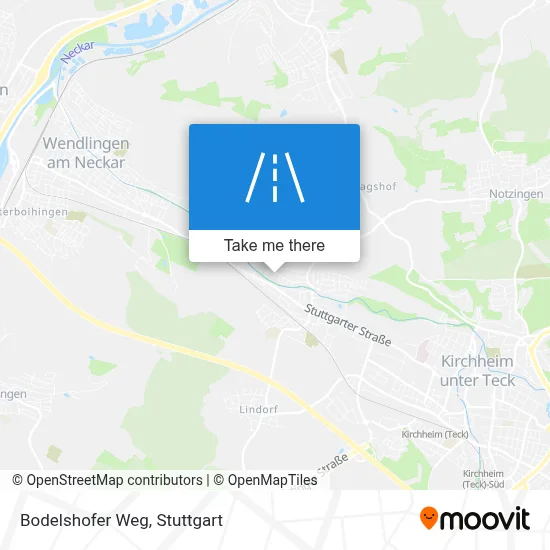 Bodelshofer Weg map