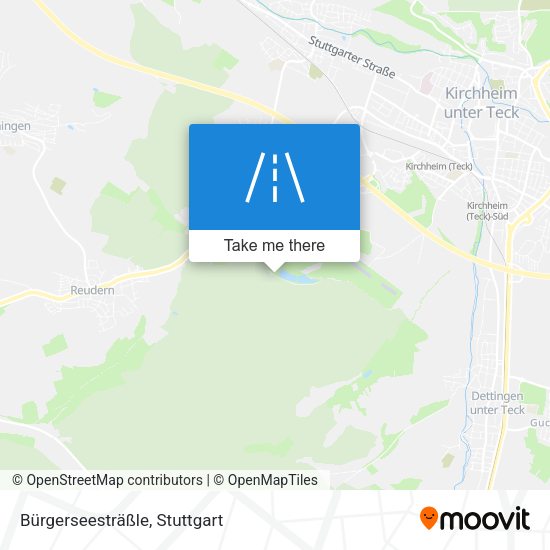 Bürgerseesträßle map