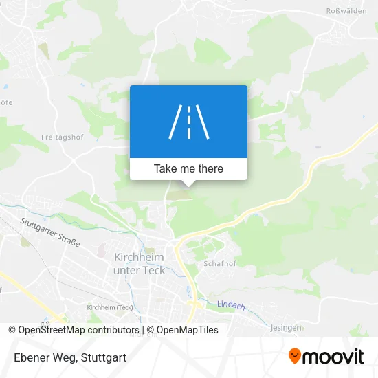 Карта Ebener Weg
