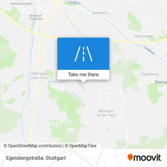 Карта Egelsbergstraße