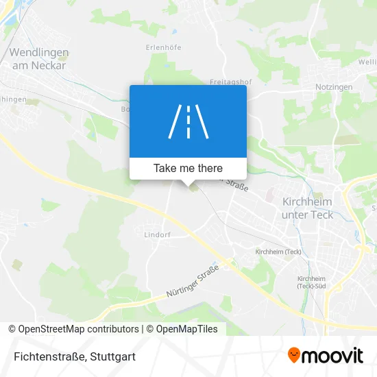 Карта Fichtenstraße