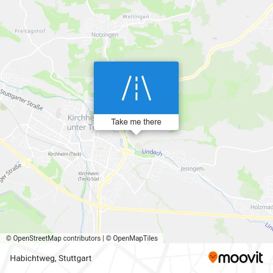 Habichtweg map