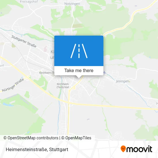 Карта Heimensteinstraße