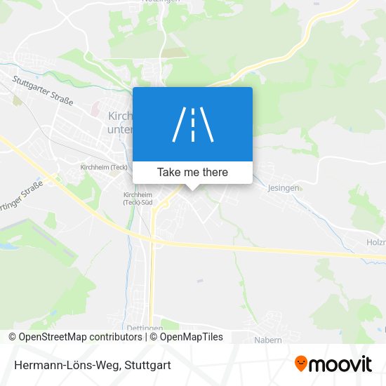 Hermann-Löns-Weg map