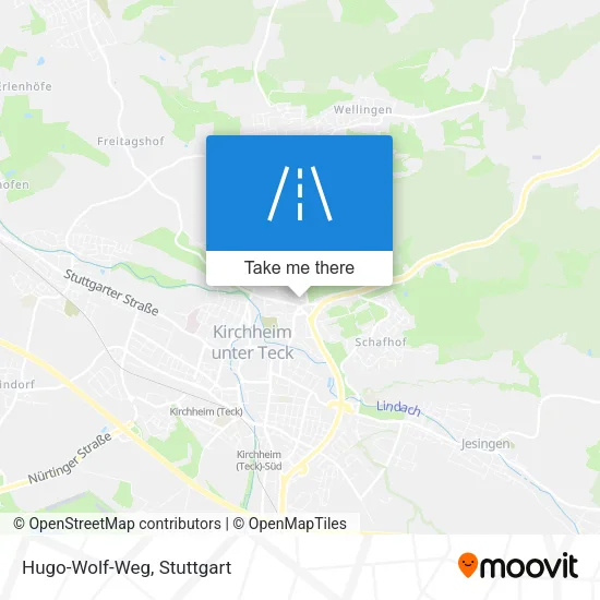 Карта Hugo-Wolf-Weg