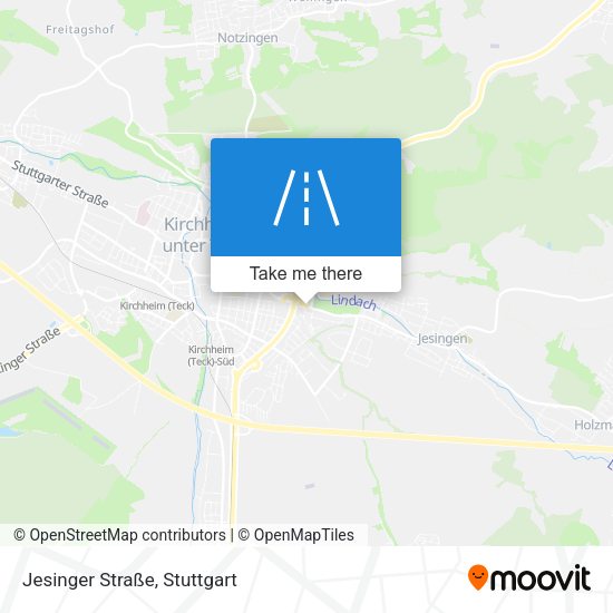 Jesinger Straße map