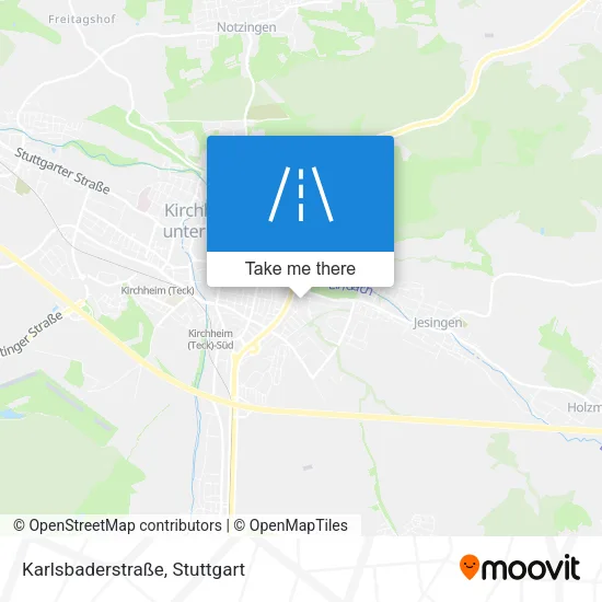 Карта Karlsbaderstraße