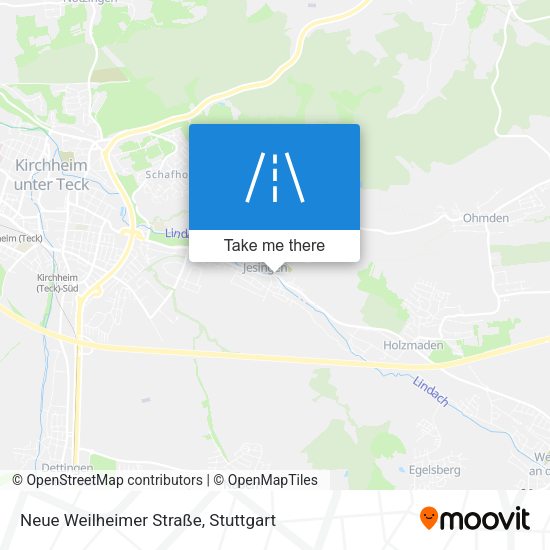 Neue Weilheimer Straße map