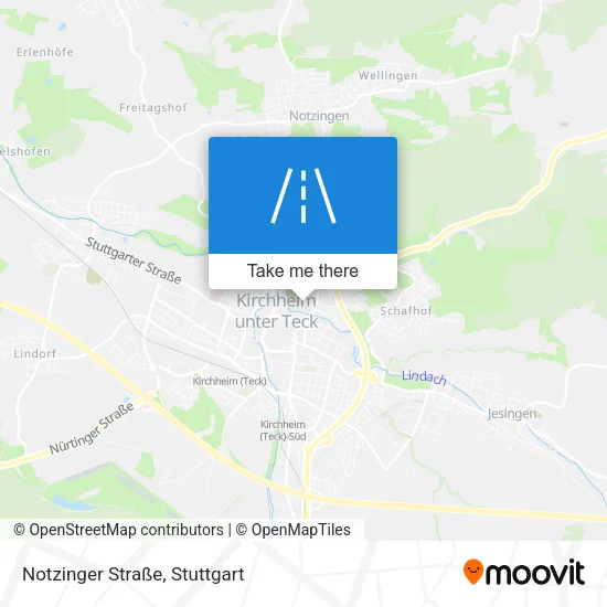 Карта Notzinger Straße