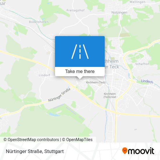 Nürtinger Straße map