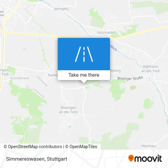 Карта Simmereswasen