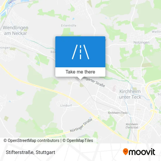 Карта Stifterstraße