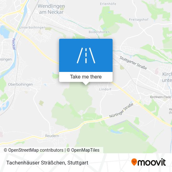 Tachenhäuser Sträßchen map