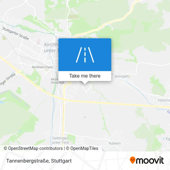 Карта Tannenbergstraße