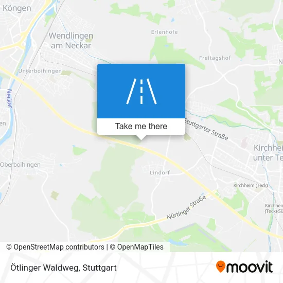 Карта Ötlinger Waldweg