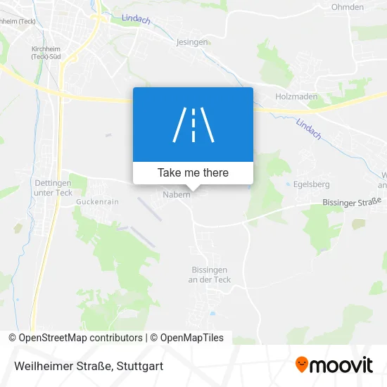 Карта Weilheimer Straße