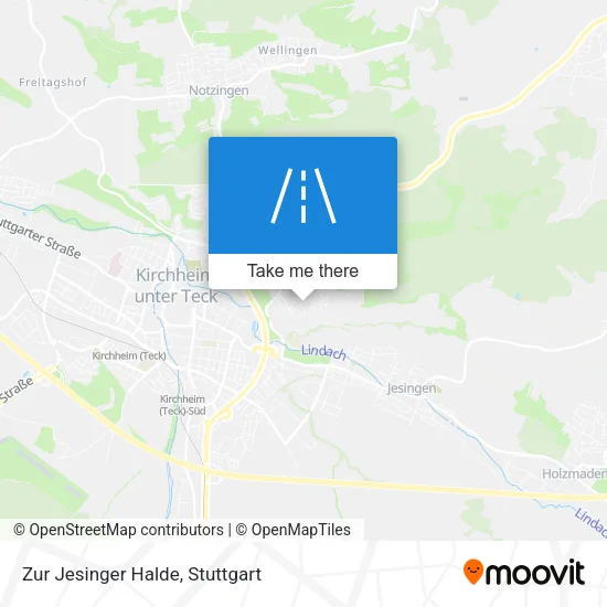 Карта Zur Jesinger Halde