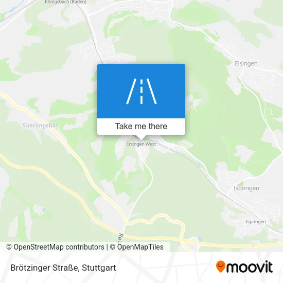 Карта Brötzinger Straße