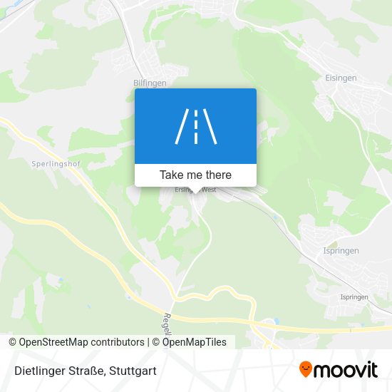 Dietlinger Straße map