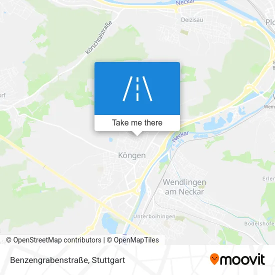 Benzengrabenstraße map
