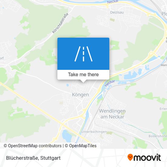 Blücherstraße map