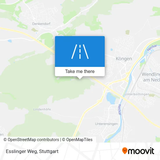 Карта Esslinger Weg