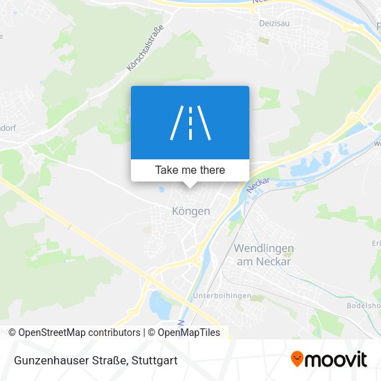 Gunzenhauser Straße map