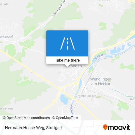 Карта Hermann-Hesse-Weg